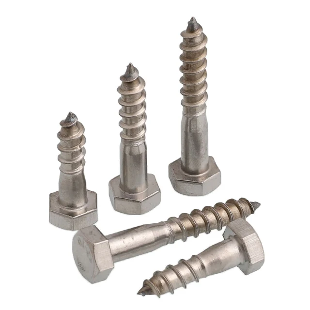 Screws Self Drilling Lag Bolts DIN571 Hexagon Head Wood screws