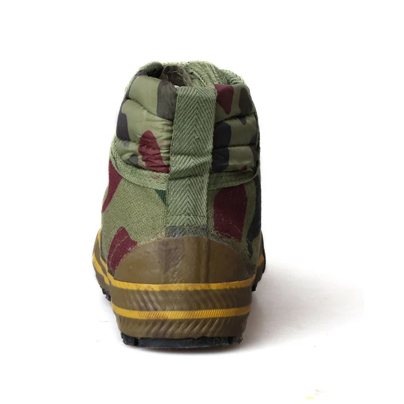 3539 High Cut Anti-slip Camo Army Training Farming Work Rubber Shose