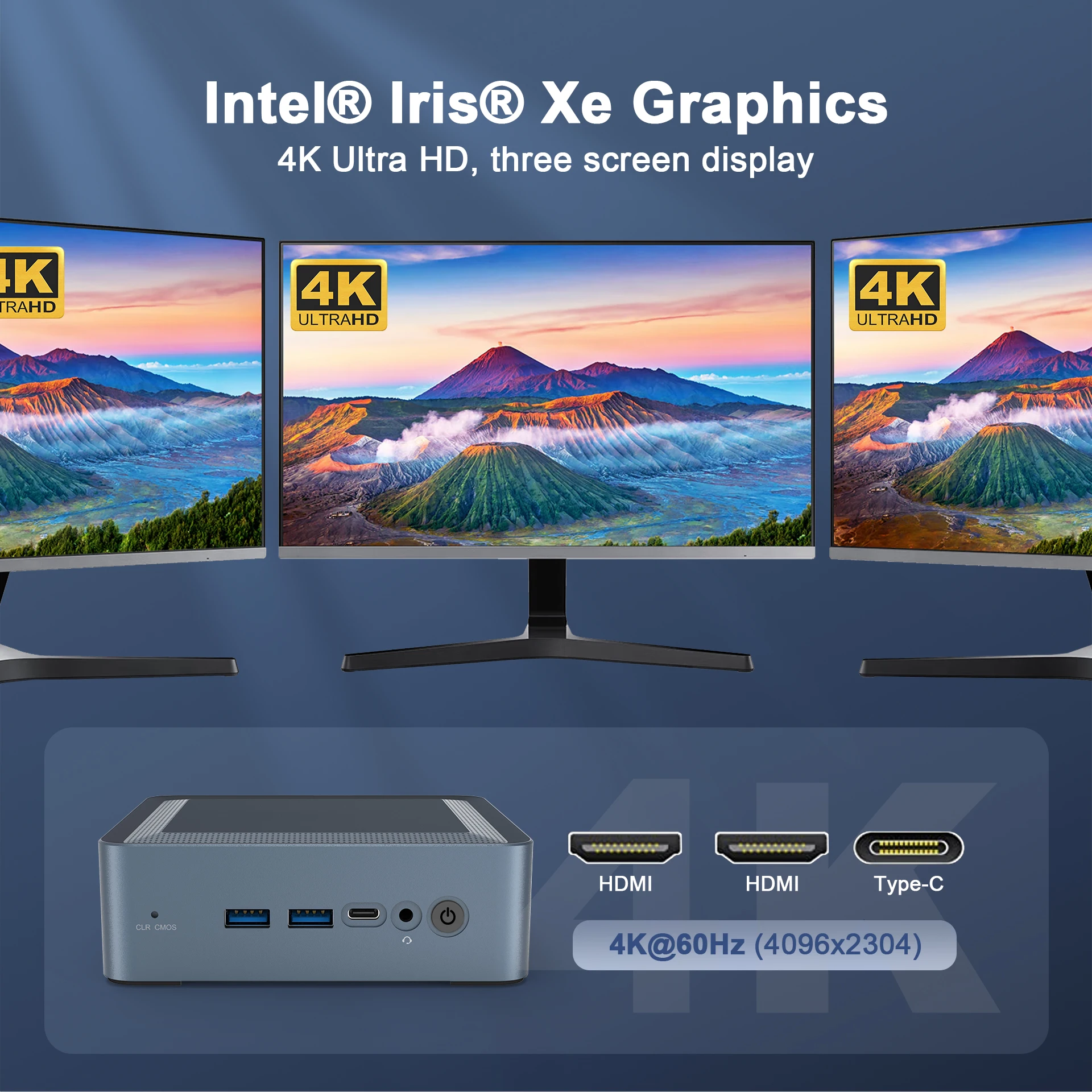 Gaming Computer I5 1135G7 intel Core i5 11th Gen mini pc gaming Win11 WIFI Dual Desktop computer Mini PC  Linux