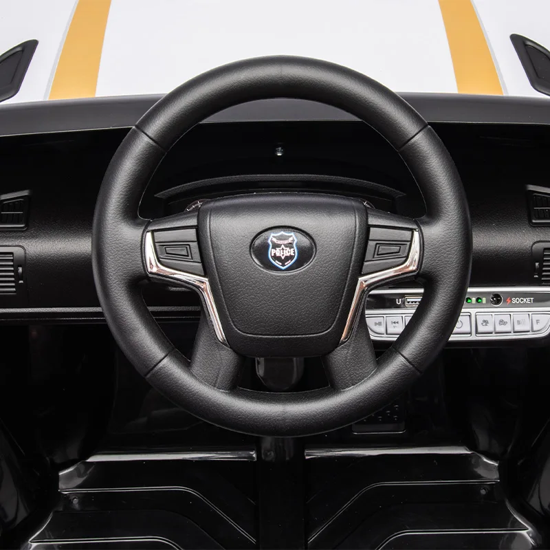 kids cars electric ride on 12v with remote control 4X4 off road police car toy for kids to drive