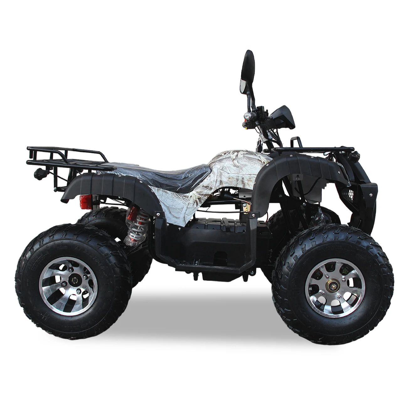 Hummer Cheap Chinese shaft drive atvs electric quads bike four wheelers for adults dune buggy 4000W 72V long range