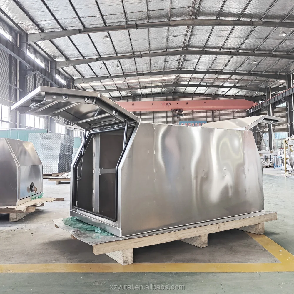 Custom high quality Heavy Duty Ute Aluminum Canopy,Aluminum Tool Box for Truck PickUp