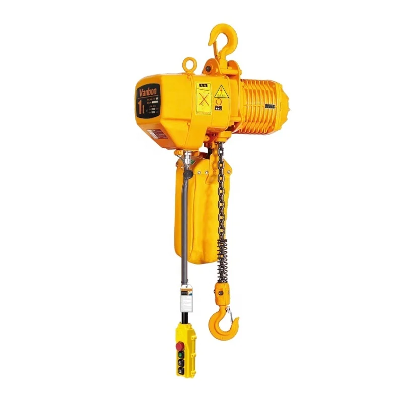 Vanbon Low Noise fast shipping overhead crane used electrical chain hoists for sale