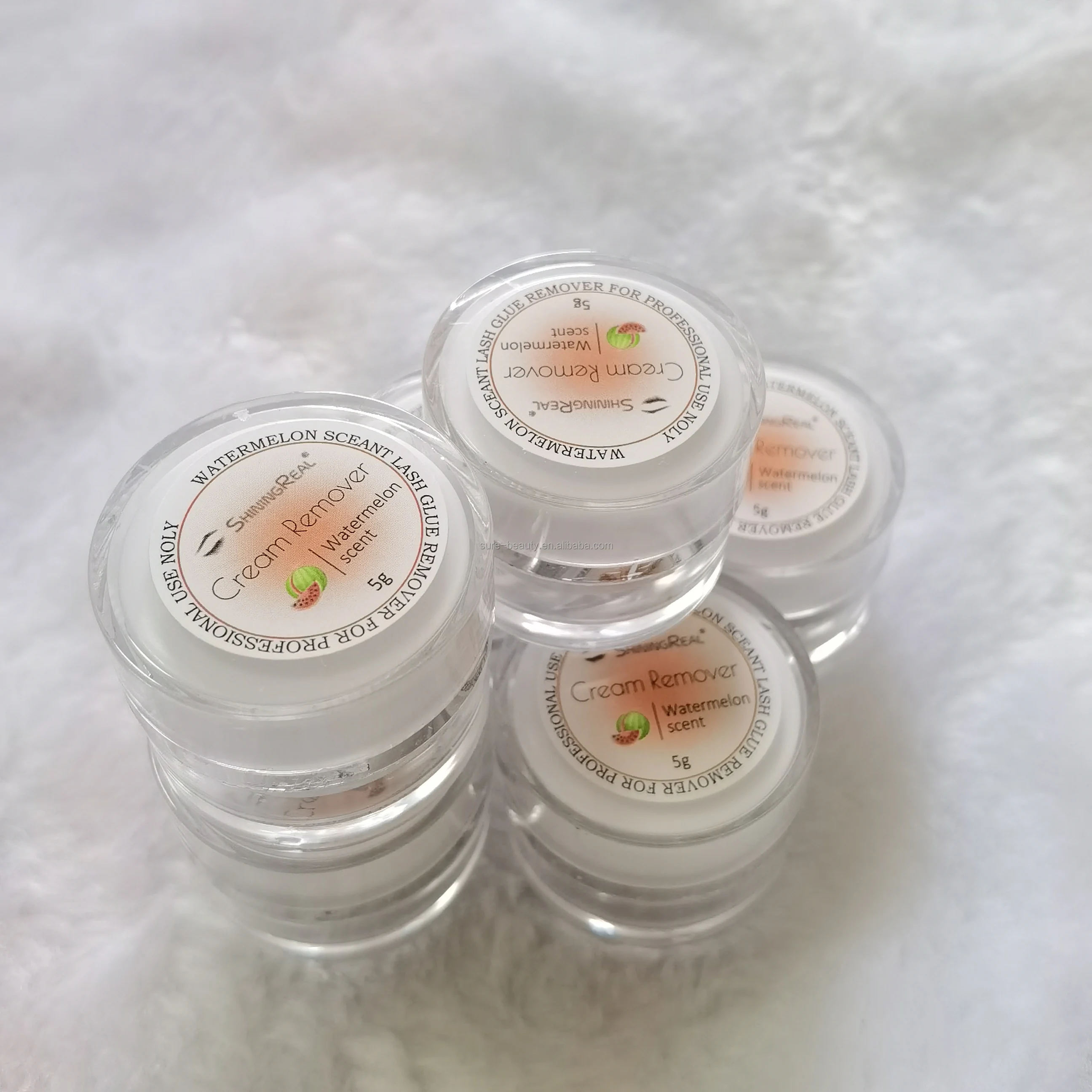 Private Label 5g Organic Scented Removedor De Pegamento Pestanas Eyelash Extension Glue Cream Remover