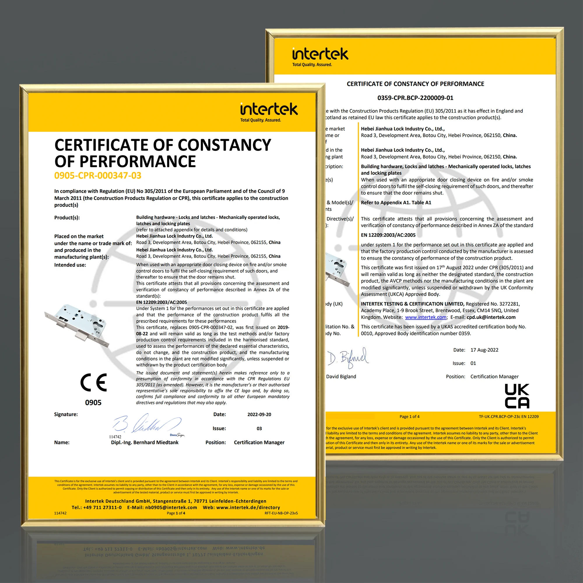 Высококачественный врезной замок из нержавеющей стали 304 в европейском стиле, предназначенный для долговечности с DIN18251