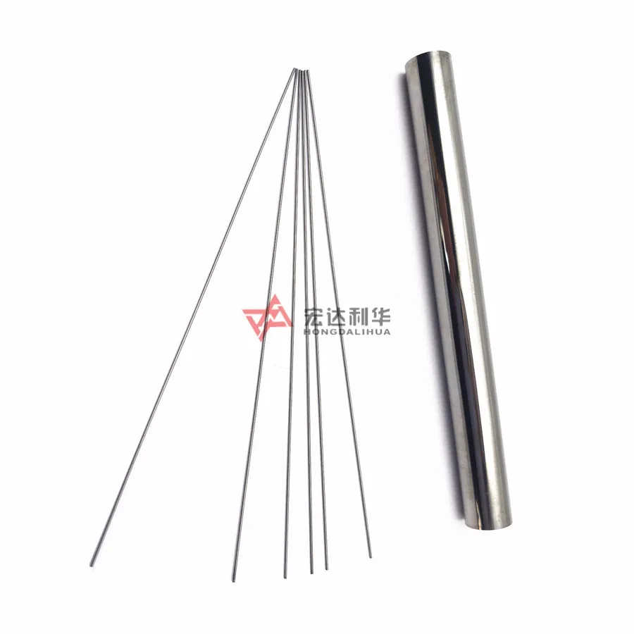 K20 tungsten carbide small  diameter rods with diameter 0.51mm ,0.7mm, 0.8mm