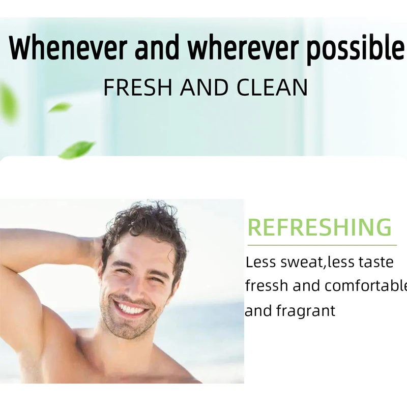 60ml  Natural Active Degree Alcohol Free Spray Antiperspirant Deodorant Perfume Liquid Roll-on Body Deodorant Wholesale