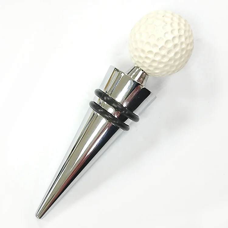 Top Quality Bottle Champagne Stopper Golf Ball Top Bar Tool Wine Bottle Stopper Home Bar Accessories