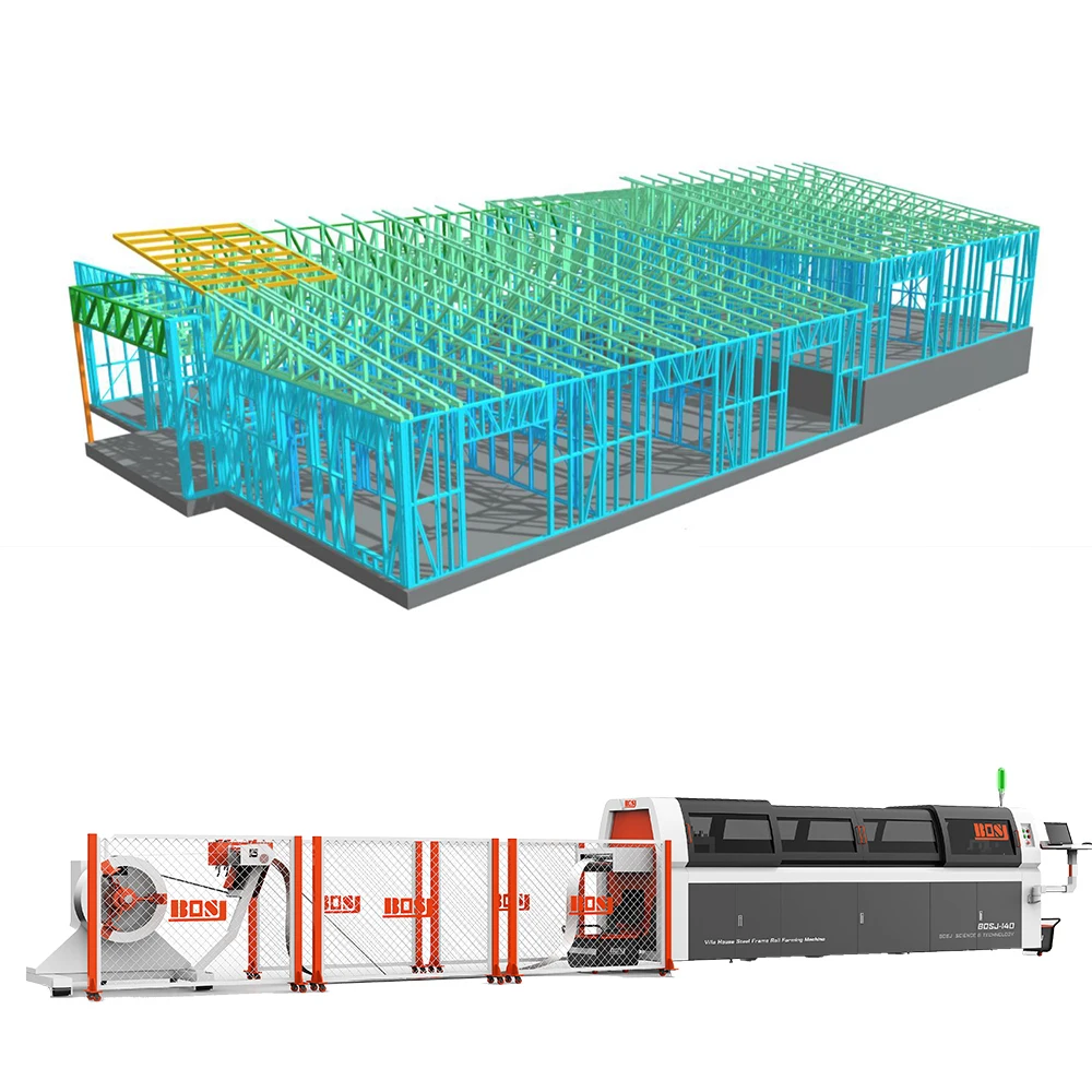 LSF Light Steel Frame Lightweight Steel Structure Galvanized Building Machine