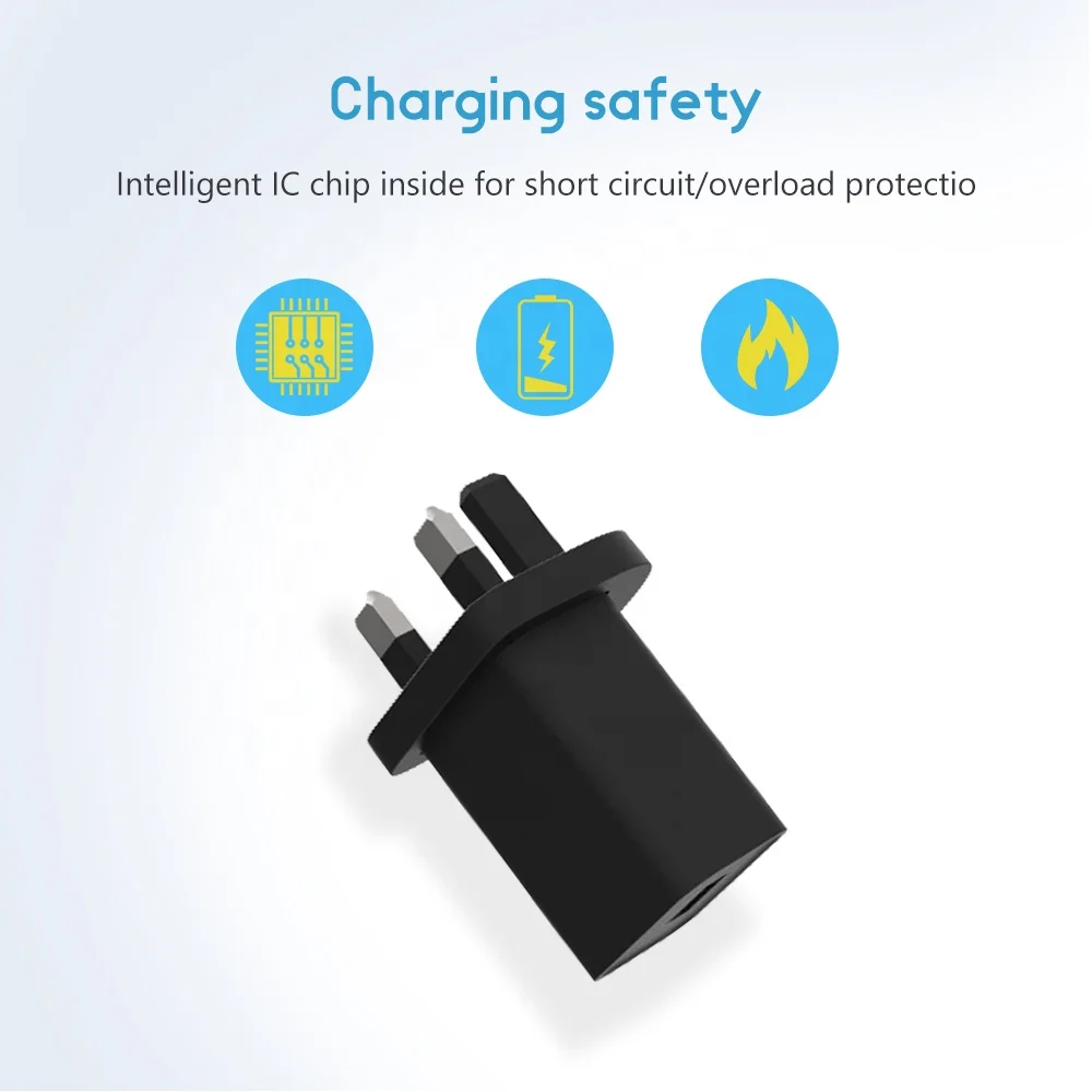 Portable cargador Cube USB Fast charging 5V2A Power Adapter US EU UK AU Plug Wall  iphone Charger