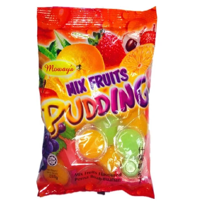 Good Quality Mixed Fruits Flavored Jelly Pudding Fruity Juices Pudding Candy for Children Parties Candy