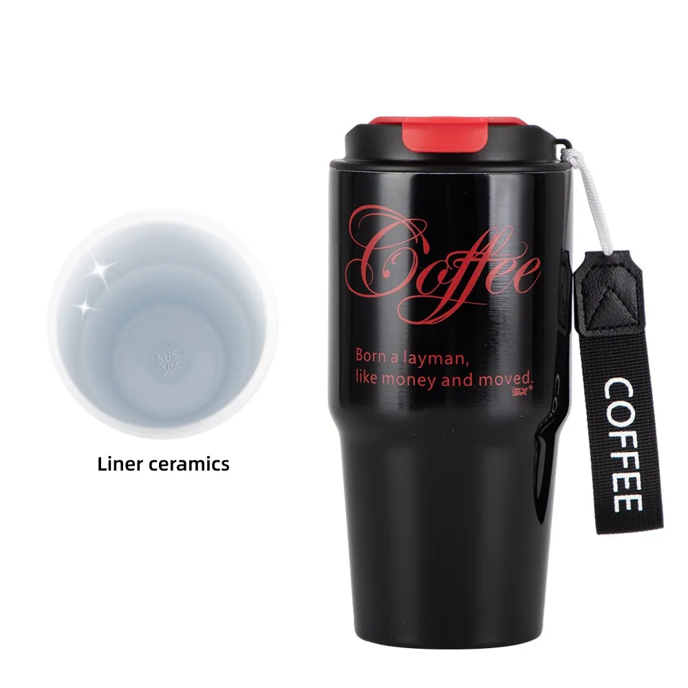 XJH Wholesale large-capacity coffee mug with 20oz ice mug ceramic mug high-value Coke Cup water bottle