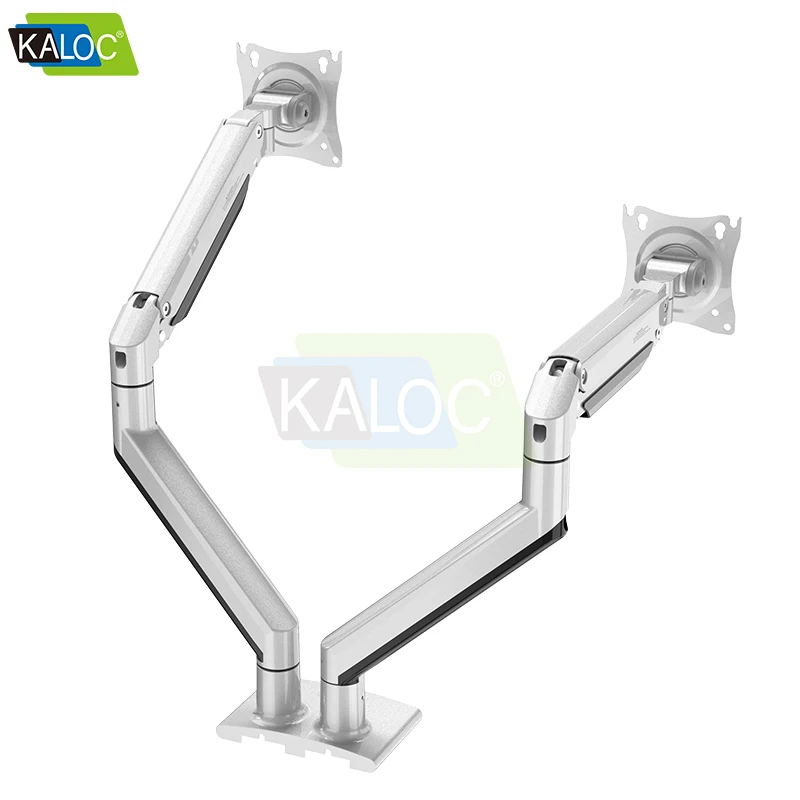 KALOC KLC-DS150-2 эргономичный офисный компьютер регулируемый кабель для управления настольным креплением Премиум Тонкий алюминиевый двойной