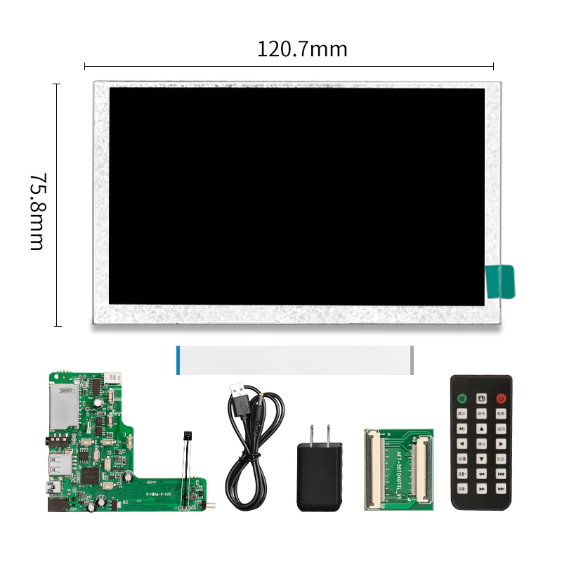 8-inch, 10.1-inch Display Screen Driver Board Kit Video Player Automatically Plays Videos In A 7-inch