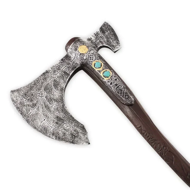 93cm God of War Leviathan Axe Kratos Weapon Model Pu Game God of War: Ragnarok Axe Samurai Weapon Model Gift Toys for Boys Kid