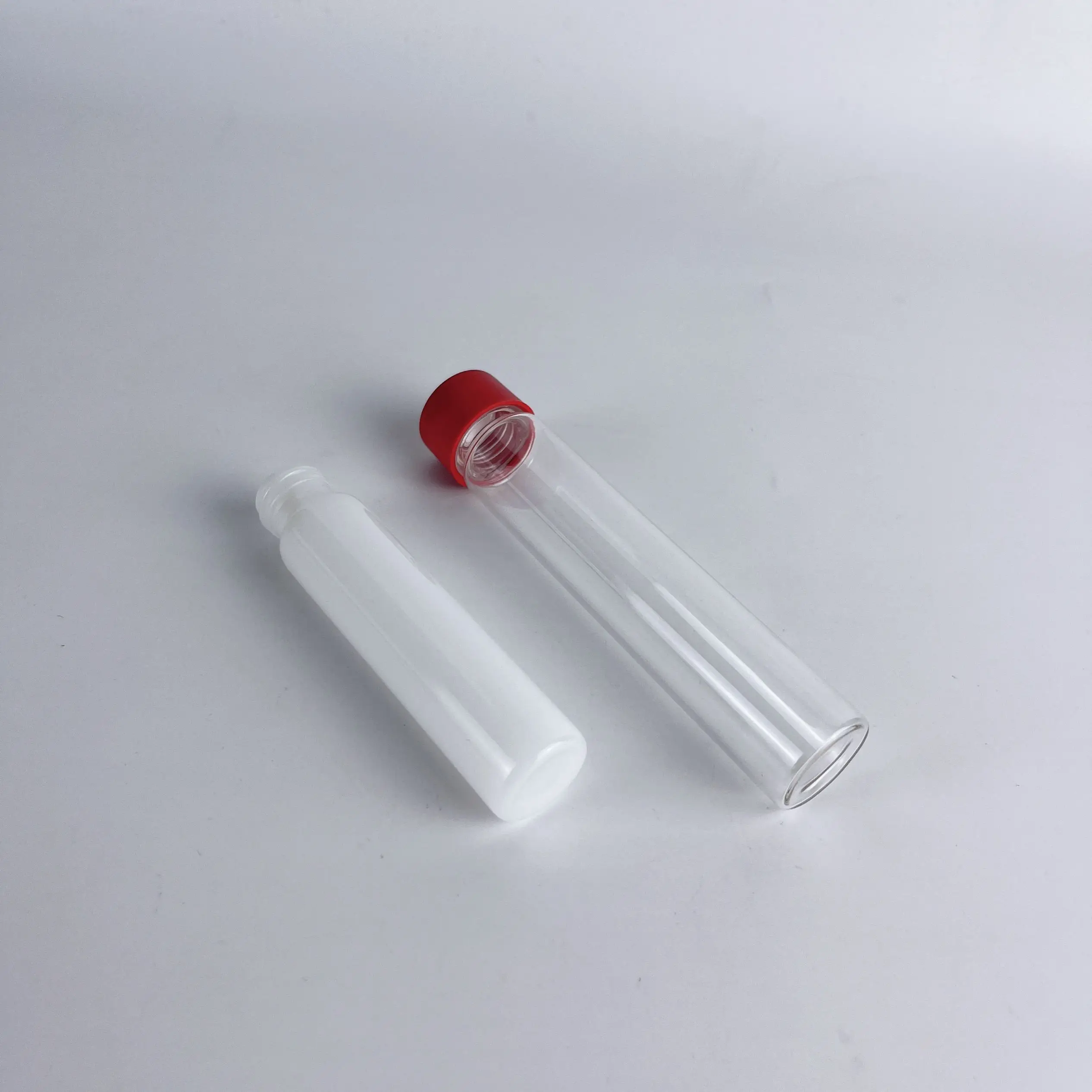 Smell proof 115mm Luxury 710 white jade glass tube bottle child resistant lids for ur rolls packaging