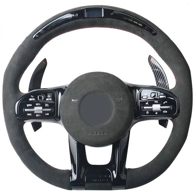 
For Benz S-class S280 S300 S320 S350 S400 S420 S450 S500 S600 Old Model To New Amg Carbon Fiber Steering Wheel 