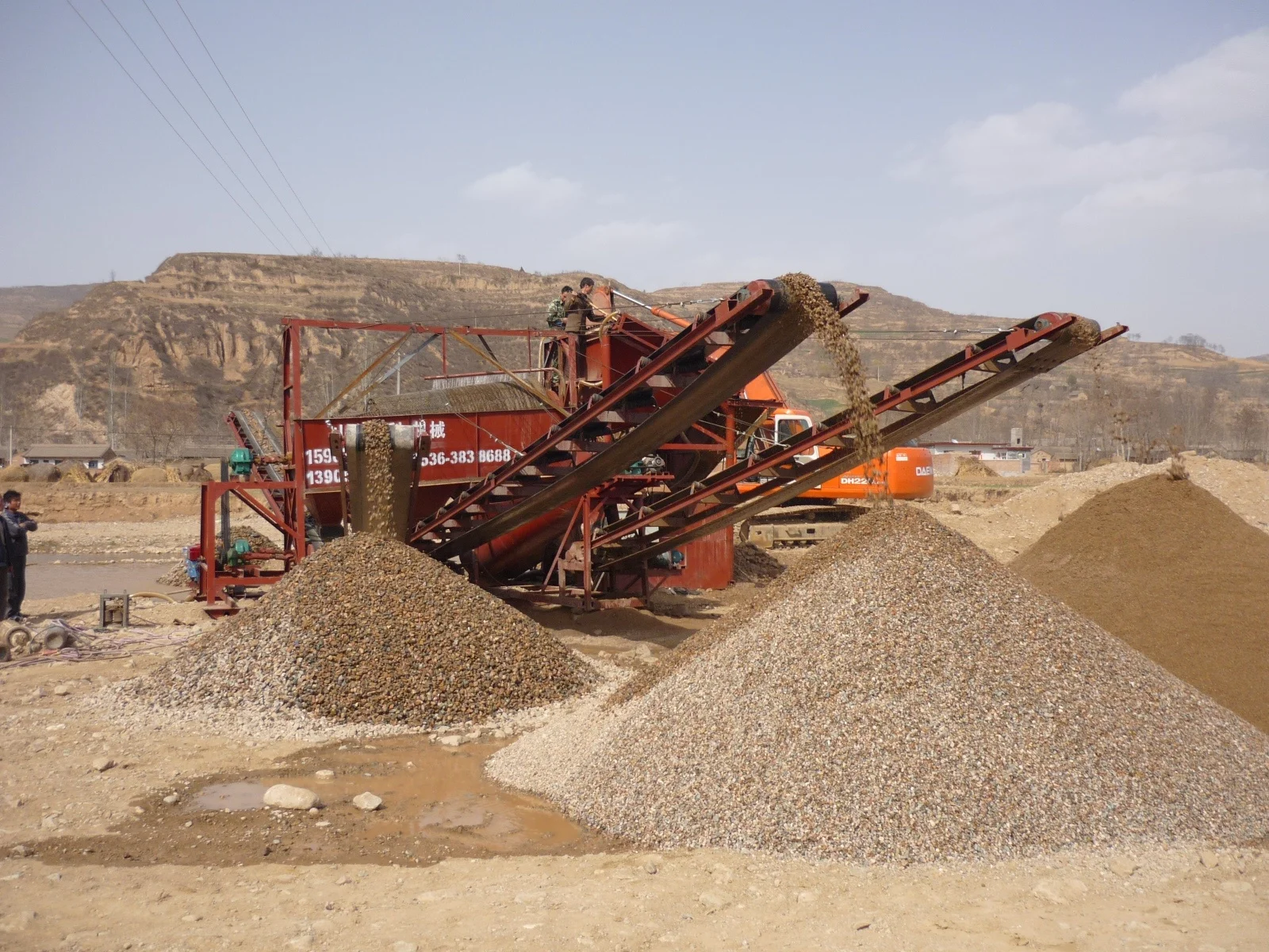 High Quality 150-200TPH Sand Screening and Washing Equipment for Alluvial Sand Mining