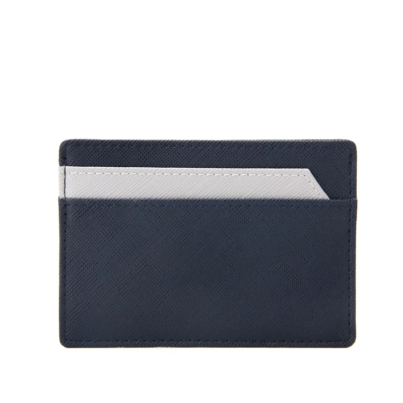 
Credit card holder mini wallet Saffiano PU RFID Slim ID Card Holder Wallet 