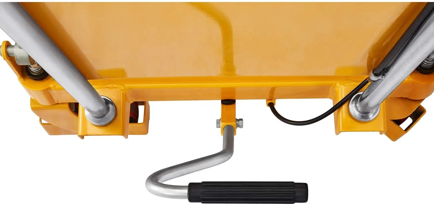 Hotsale Orange Osate 500Kg Hydraulic Lift Table Cart With OEM Service