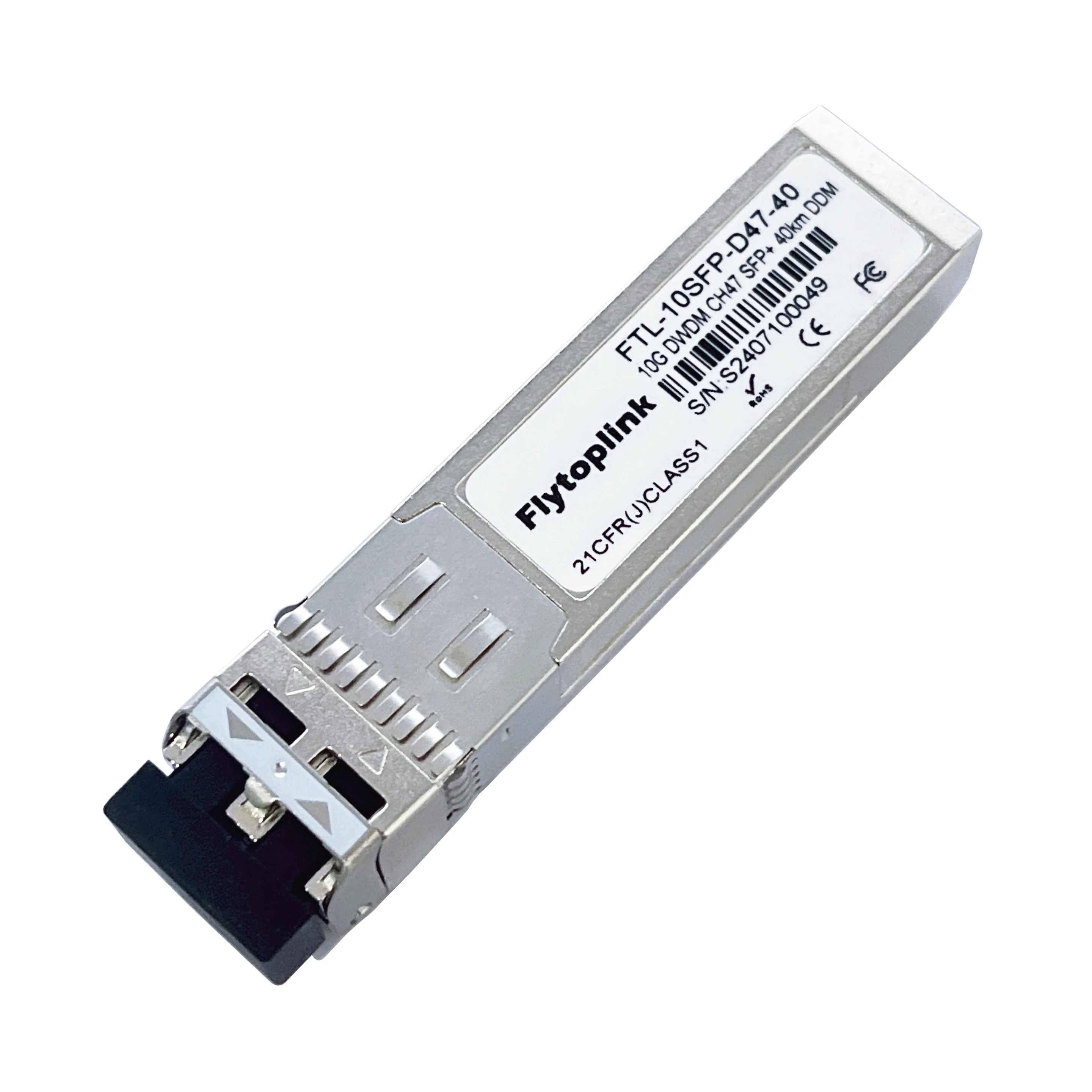 Factory Direct Compatible With Multiple Brands Optical Module 10G SFP+ DWDM 40KM DDM CH47 Wavelength Division Module