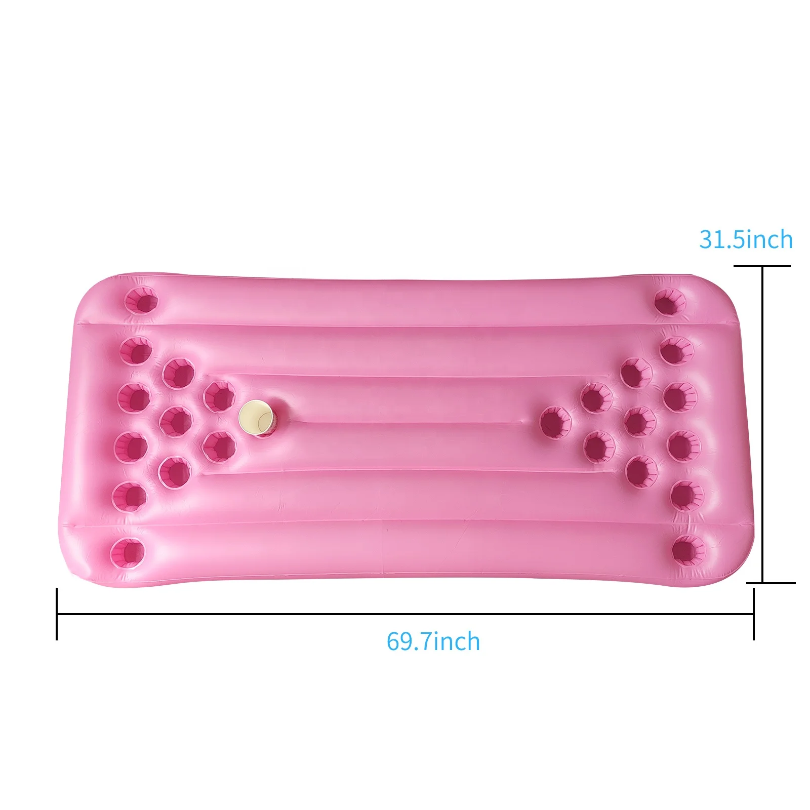 Inflatable Pool   Barge Table for Adult Pool  Games & Lounge Raft Pink