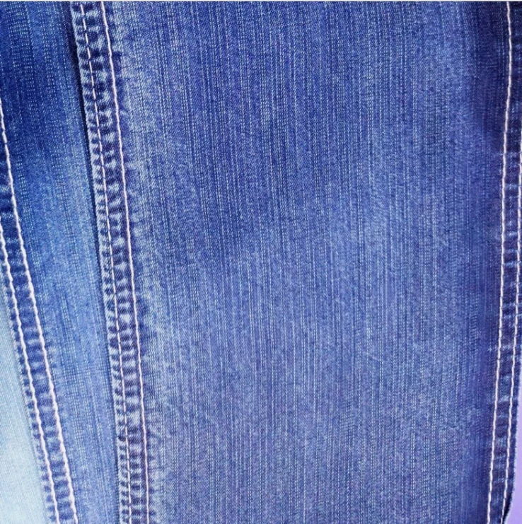 
2021 New Style Cheap Custom Yarn Dyed Soft Denim Fabric for Pants Jeans Jacket 