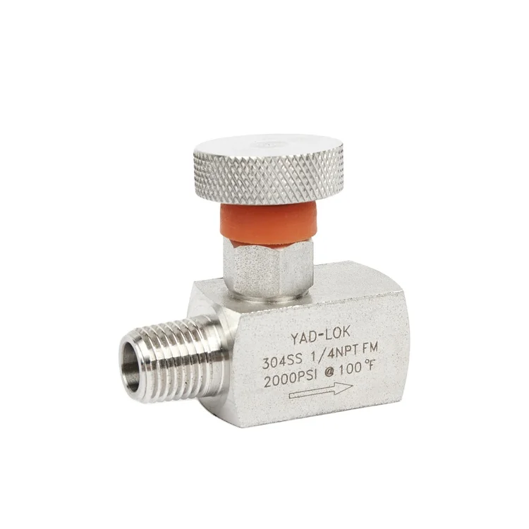 YAD-LOK от китайского поставщика для пальцев, искусственные бриллианты, Т-образный из нержавеющей стали игольчатые клапаны высокого давления