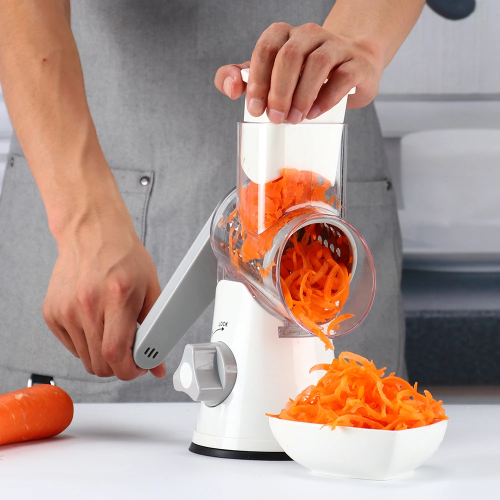 Plastic Food Slicer Cheese Rotary Grater For Amazon Hot Selling