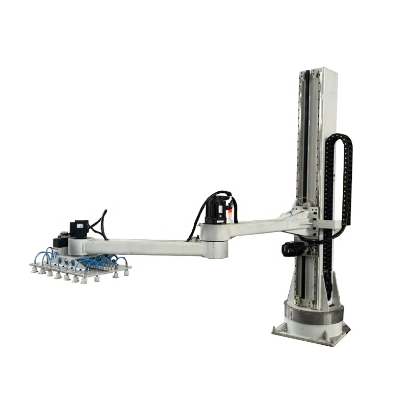 Professional Customization Automatic Column Robot Palletizer Production Line Wooden Board Or Iron Plate Handling