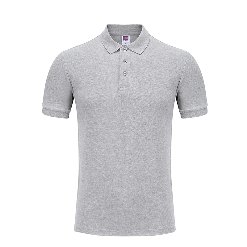 Polo T Shirt For Men  Women 100% Cotton Men Short Sleeve Knitted Polo Shirts Plain Shirt