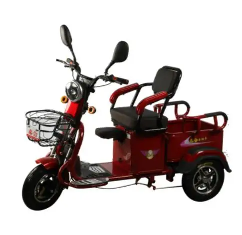 Electric Passenger rickshaw pedicab electric cargo tricycle for family