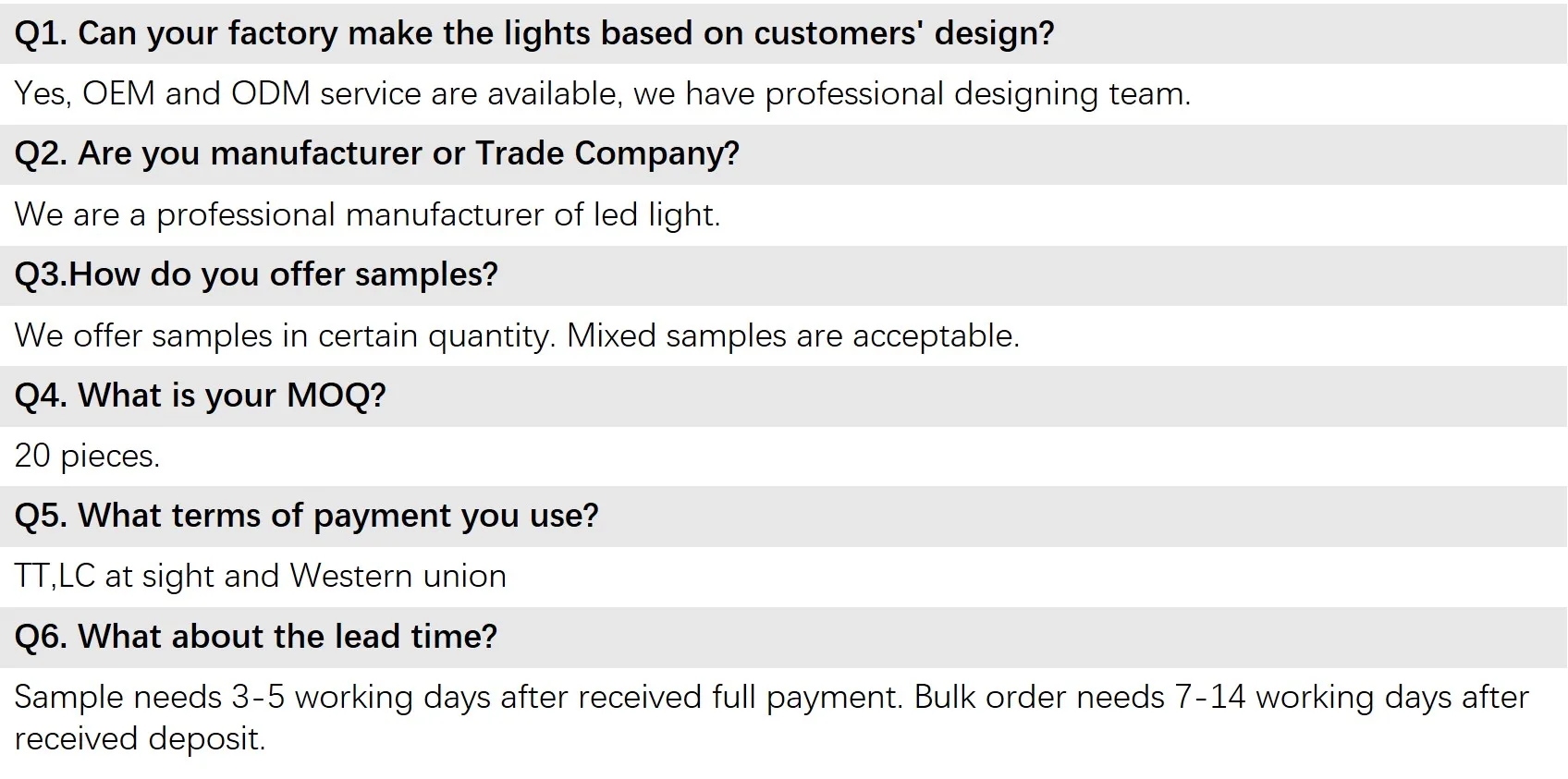 FAQ