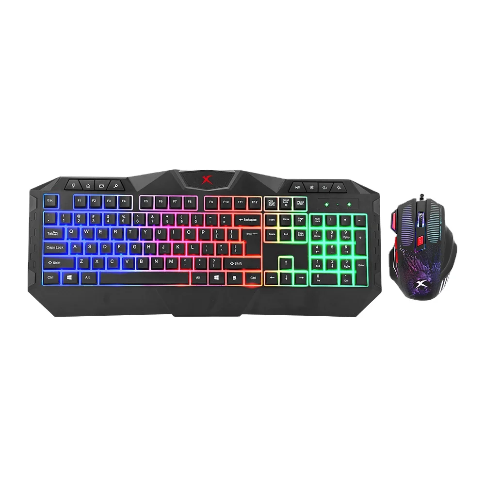 Оптовая Цена по прейскуранту завода-изготовителя Проводная игровая клавиатура и мышь комбо набор для pc gamer офис и клавиатуры