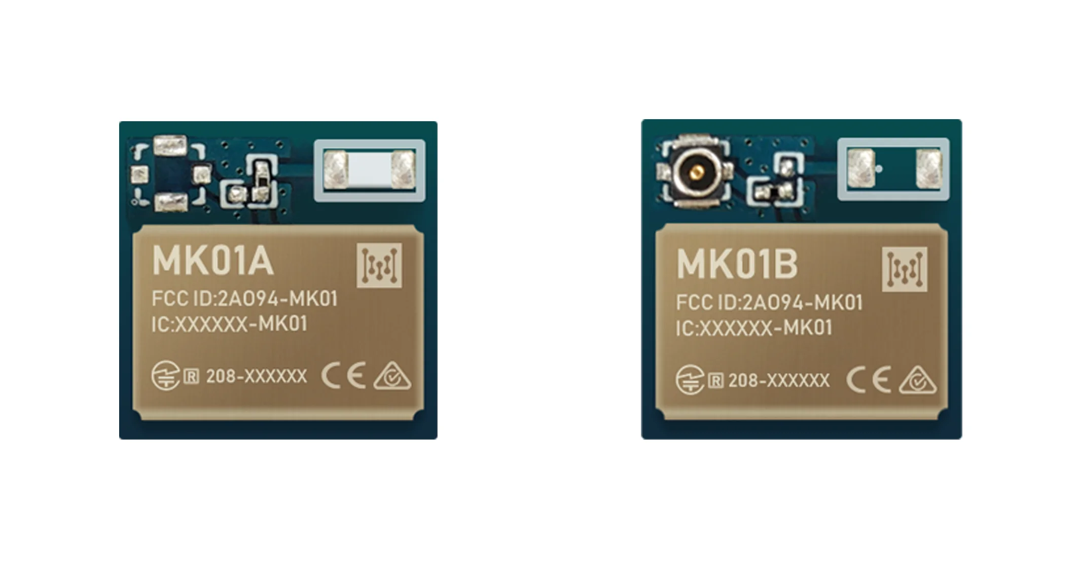 Наименьший модуль ble MK01 nordic nrf52832 10 0*10 0*2 0 мм bluetooth