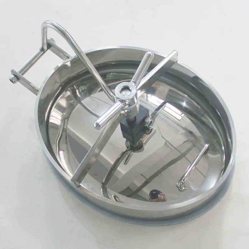 DSLB Oval Inward SUS304 SUS316L Manhole cover for water