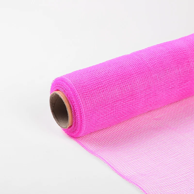 Factory Direct Sale Custom Size Deco Gift Wrapping Cheap Flower Rolls Mesh 21 Inch Deco Mesh