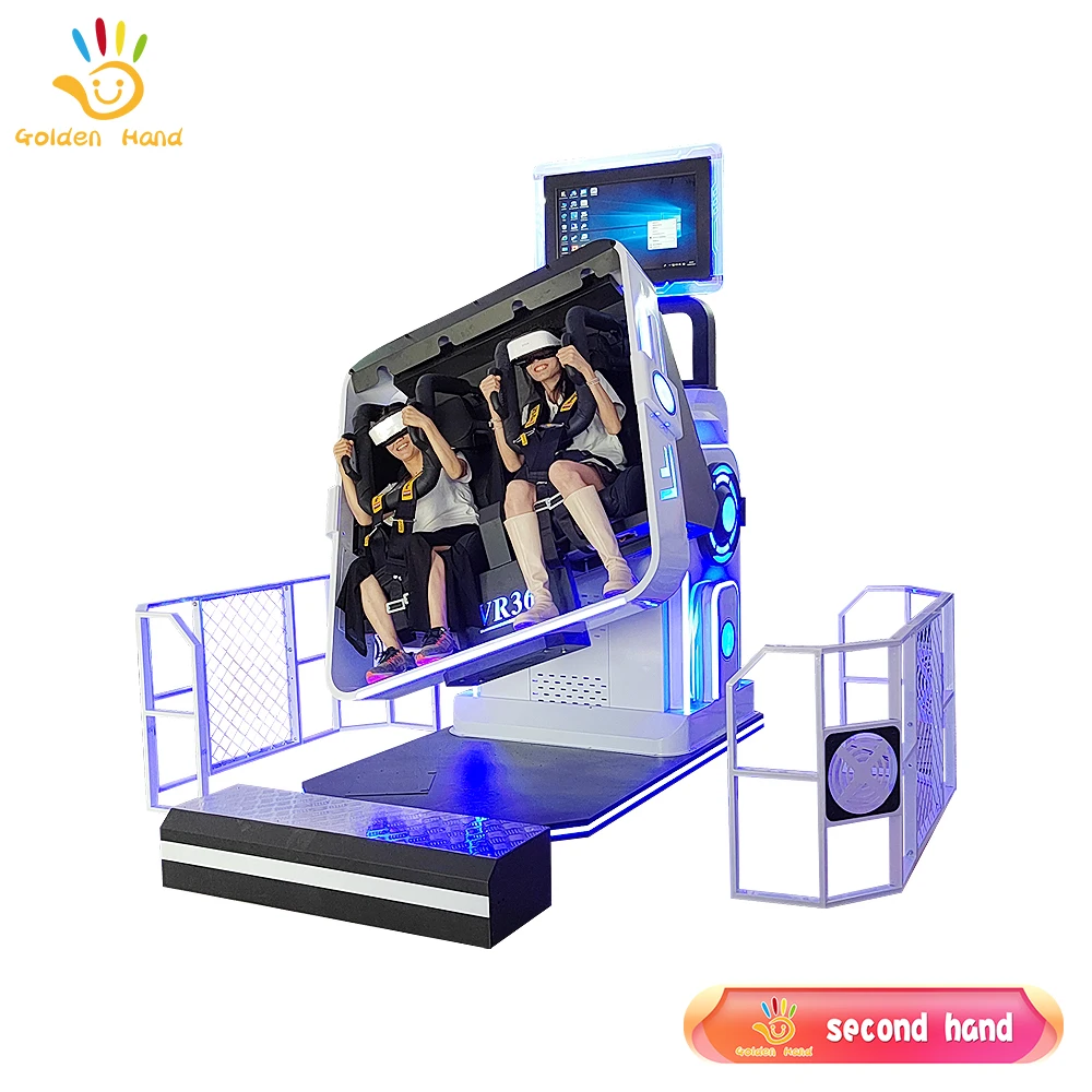 Second Hand Console Vr Outdoor 360 Rotating Helicopter Vr Game Machine Vr Double Egg Game Machine