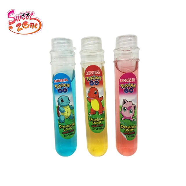 Fruit Juice In Test Tube Super Sour Soft Drink Liquid Candy