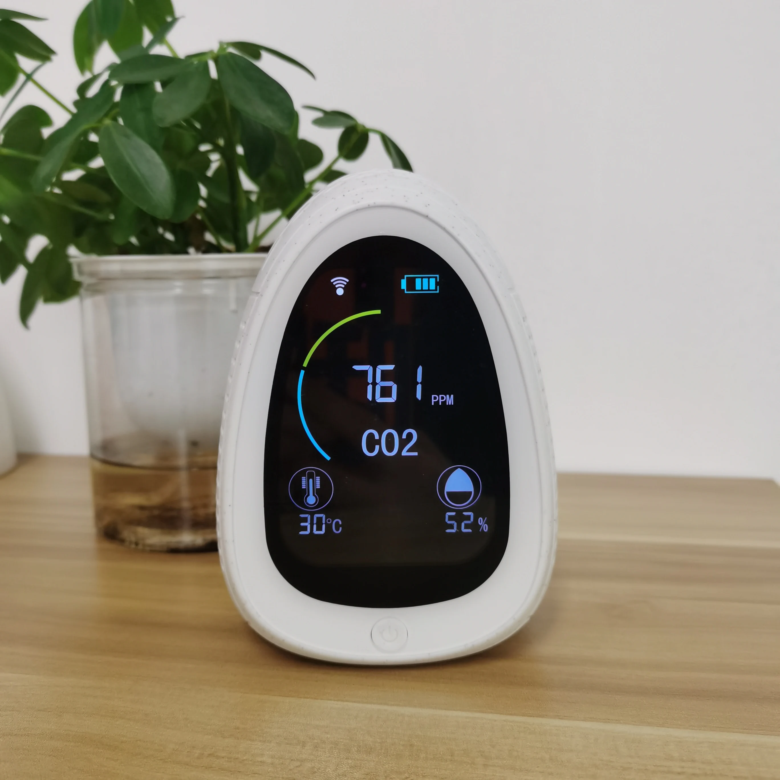  Датчик газа Tuya smart life NDIR детектор углекислого и дыма с Wi-Fi для использования в помещении на