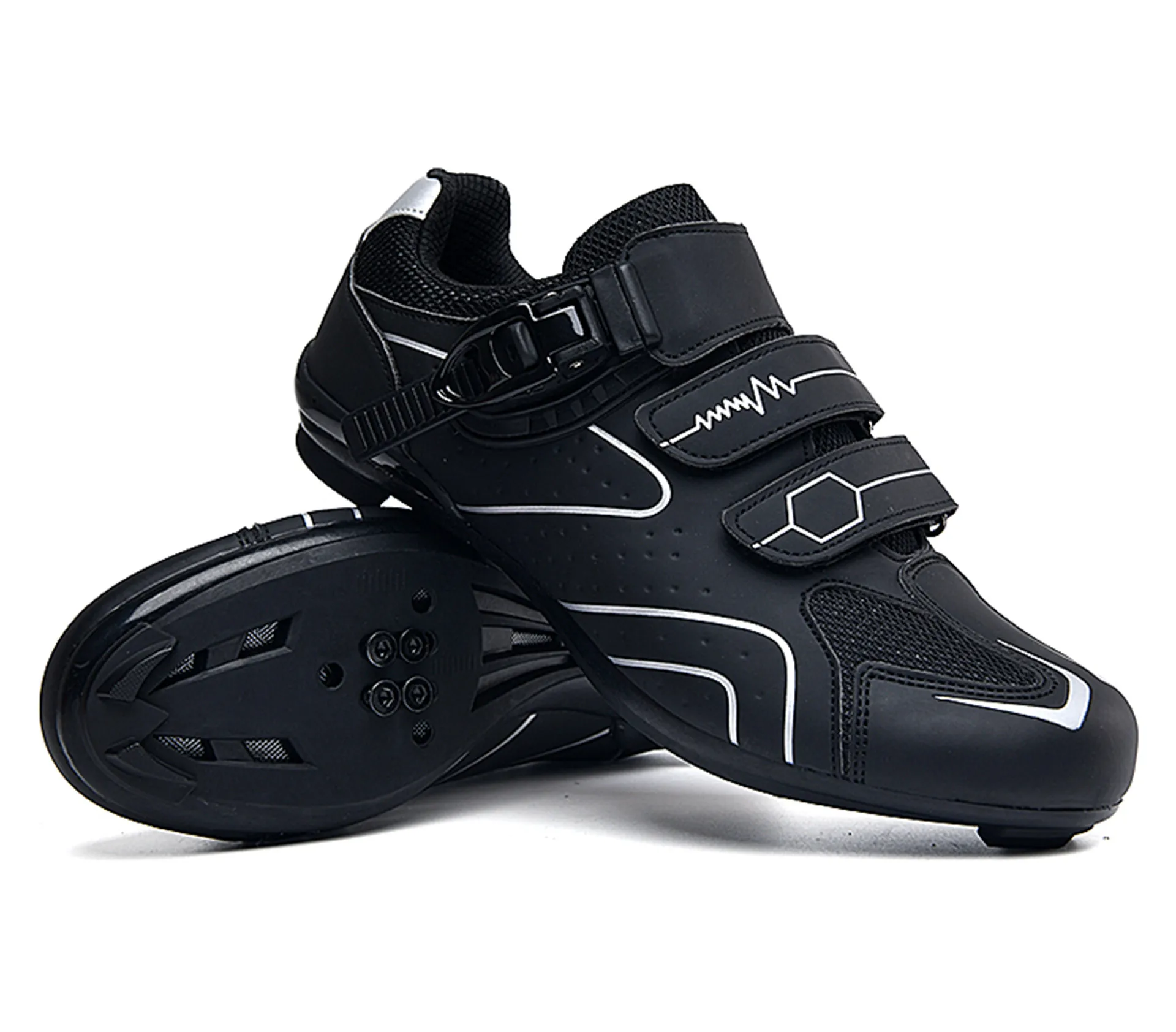 
New Roads and mountains Cycling Shoes cleat shoes black for men 