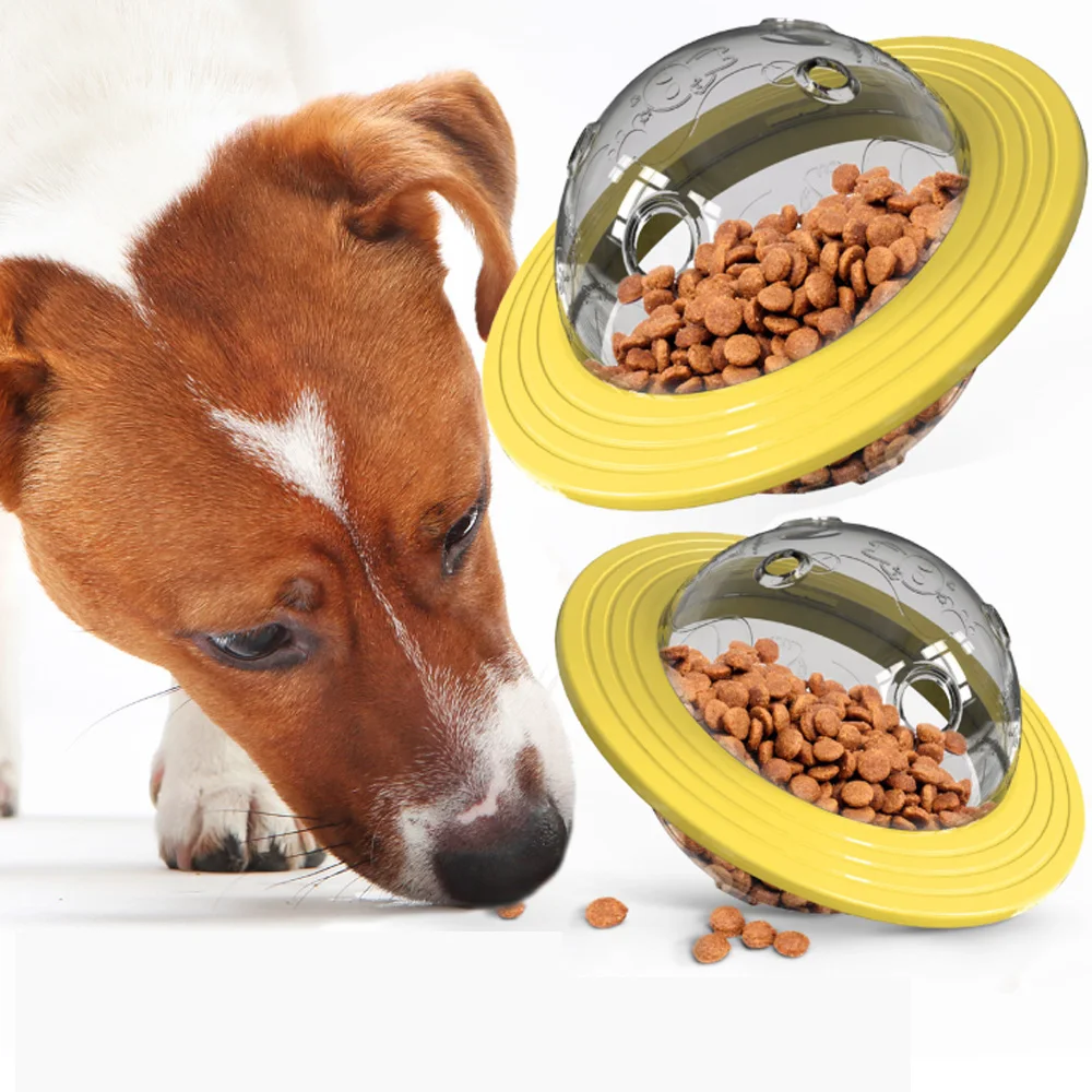 New Pet Dog Planet Toy Resistance To Bite Leakage Food And Flying Disk Toy Dog Training Products