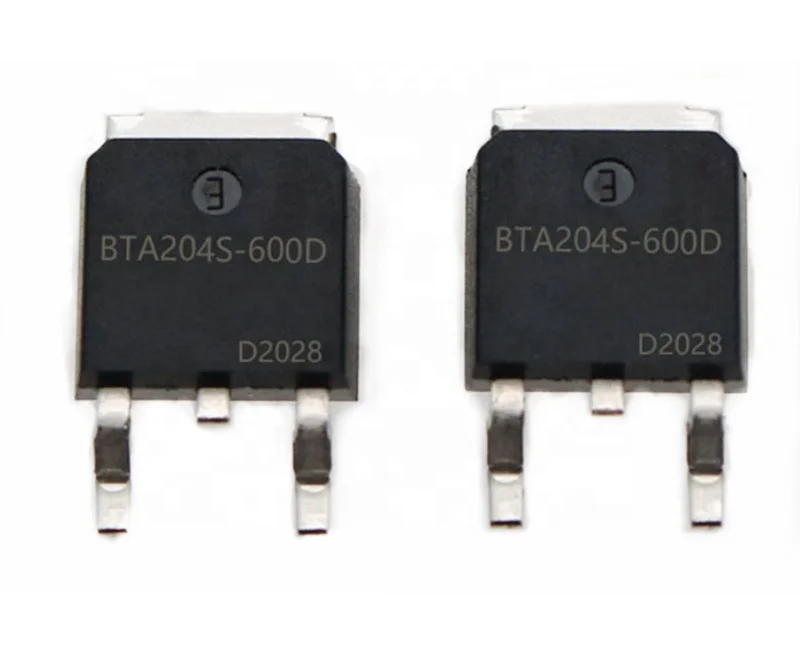 BTA204S-600D   	 TRIAC SENS GATE 600V 4A DPAK   triode for alternating current   integrated circuits  BTA204S-600D in stock
