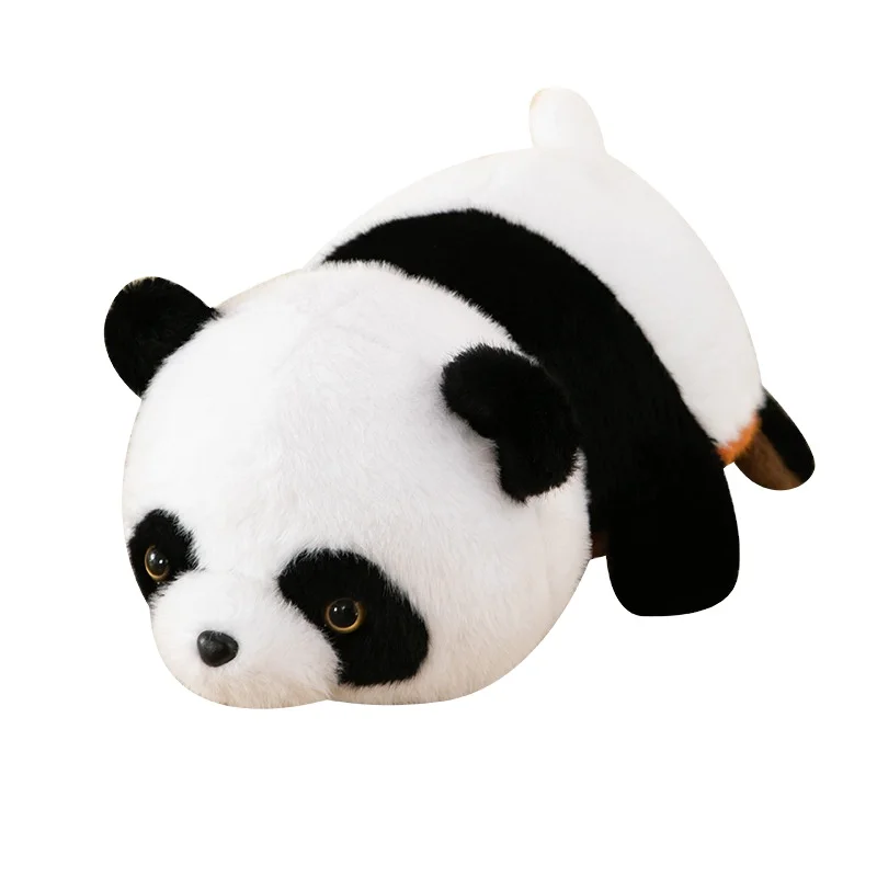 Cute Little Panda Transformation Doll Soft Embroidered Plush Toy for Birthday Stress Relief Gift Foreign Trade Factory Wholesale