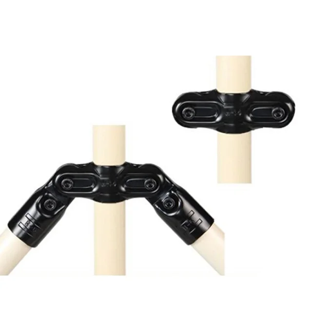 China Industry Lean Joint Pipe Rack System Metal Joint Pipe Fittings Machine Water Pipe Fitting Lean Tube Connector KJ-12