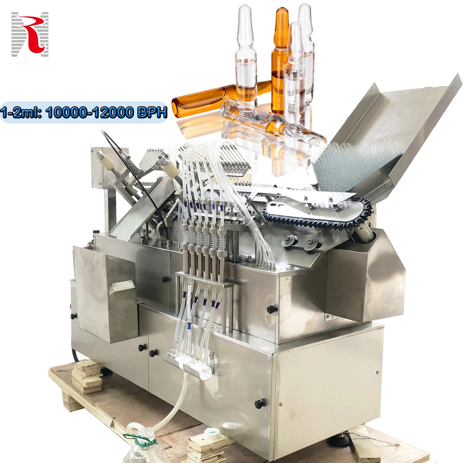 Hot Sale 6 Heads Chemical Pharmaceutical Machinery Automatic Ampoule Filling And Sealing Machine Manufacturer