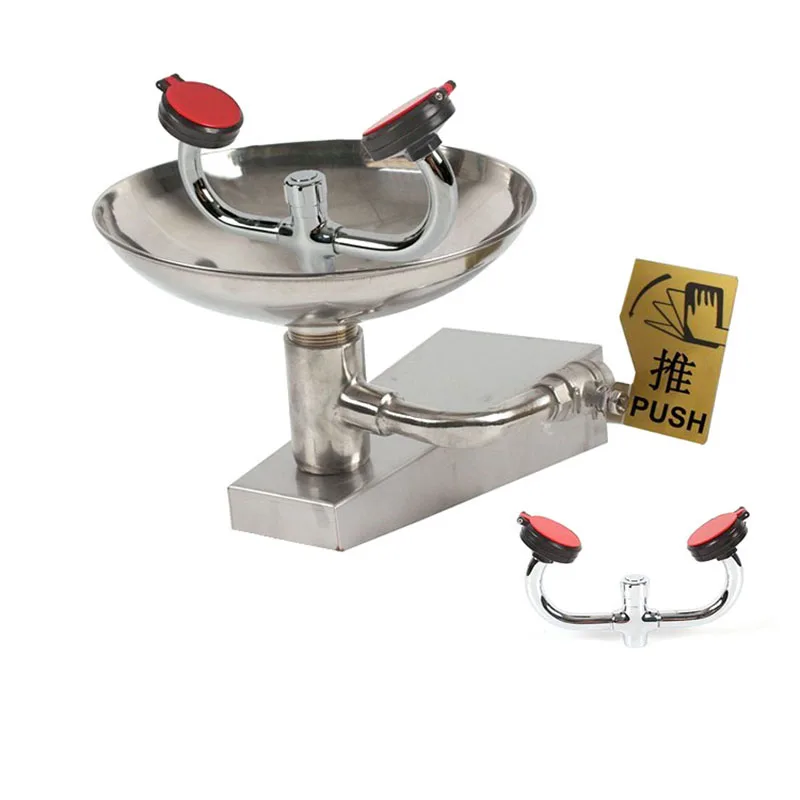 Quick response emergency eye/face wash and drench shower for work place safety eyewasher