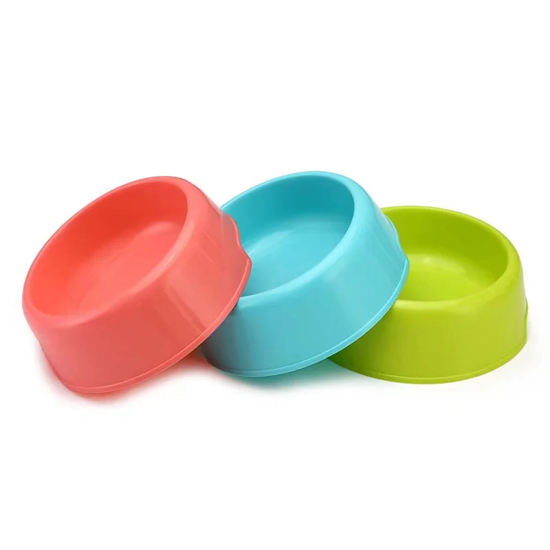 plastic pet bowl feeder for small cat dog