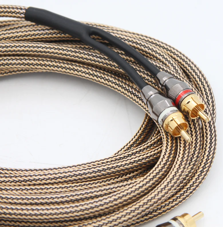 2 Channel to 2 channel RCA CABLE WIRE Car Accessories Audio RCA to RCA Cable