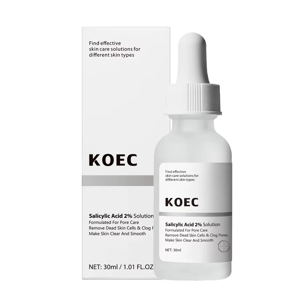 Salicylic Acid 2% Solution Formulated for Pore Care Remove Dead Skin Cells & Clog Pores  Face srum Private Label